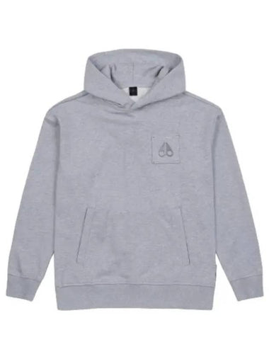 logo patch hood gray - MOOSE KNUCKLES - BALAAN 1