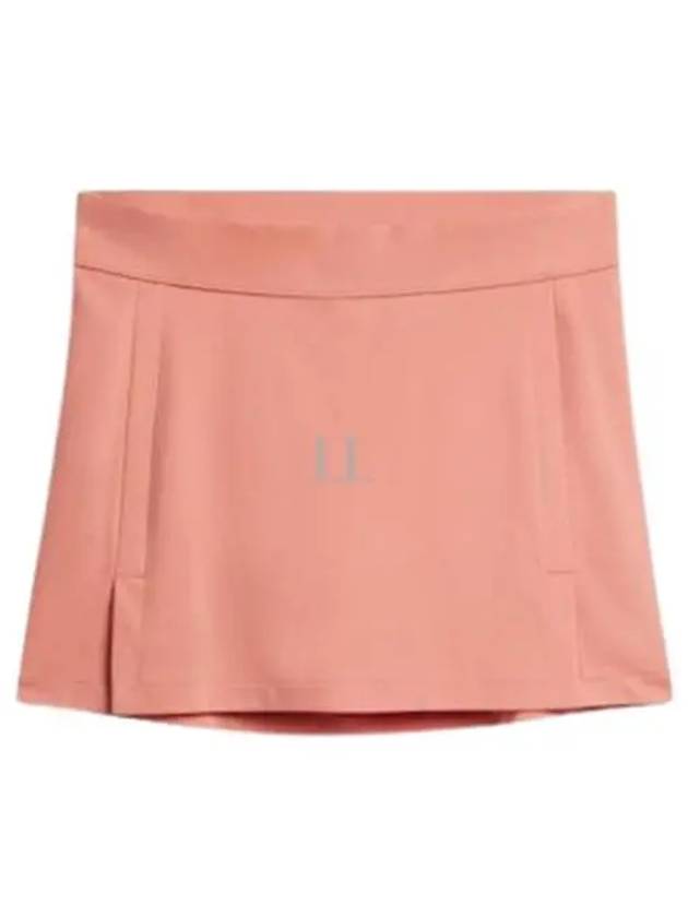 Amelie Golf A-Line Skirt Burnt Coral - J.LINDEBERG - BALAAN 2