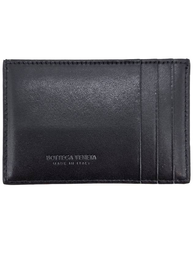 Intrecciato Cassette Card Wallet Black - BOTTEGA VENETA - BALAAN 4