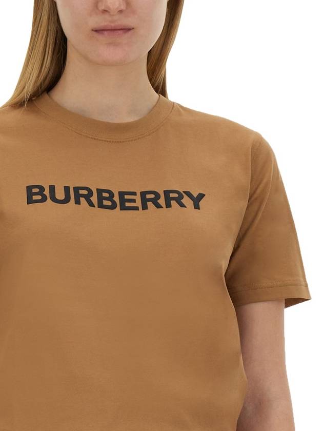 Logo Print T-Shirt Brown - BURBERRY - BALAAN 7