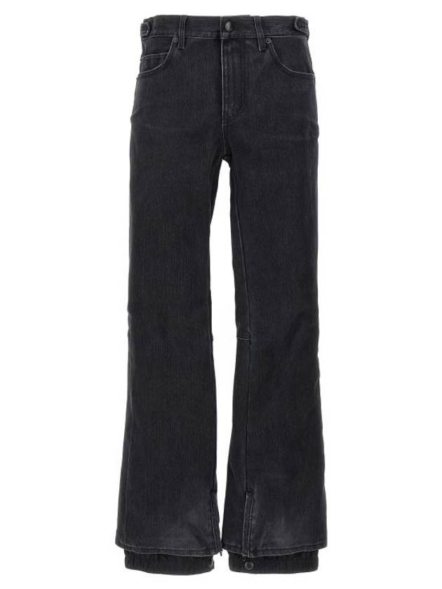 Denim Straight Pants 777211TPW598195 WASHED BLACK RING - BALENCIAGA - BALAAN 2