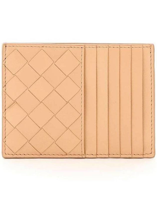 Intrecciato Card Wallet Almond - BOTTEGA VENETA - BALAAN 1