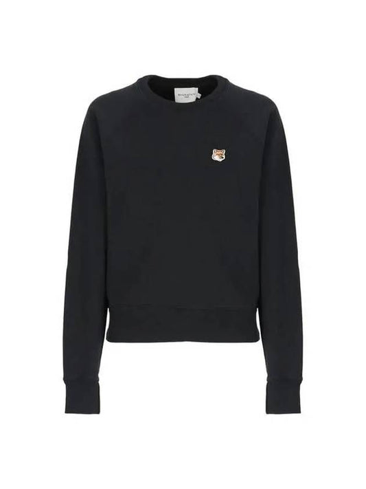 Fox Head Patch Adjusted Sweatshirt Black - MAISON KITSUNE - BALAAN 2