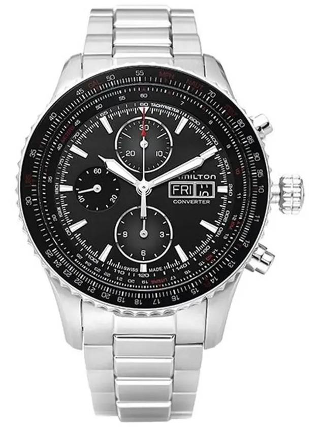 Khaki Aviation Converter Chrono Watch Black - HAMILTON - BALAAN 5