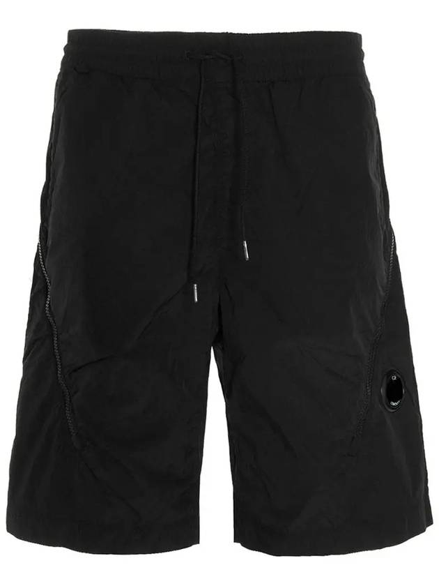 Lens Wappen Cargo Shorts Black - CP COMPANY - BALAAN 2