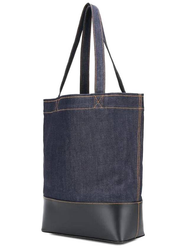 Logo Denim Axelle Tote Bag Navy - A.P.C. - BALAAN 3