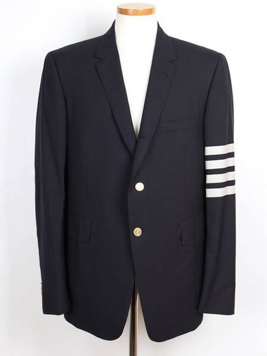 4 bar plain weave suit navy top 105 110 - THOM BROWNE - BALAAN 1