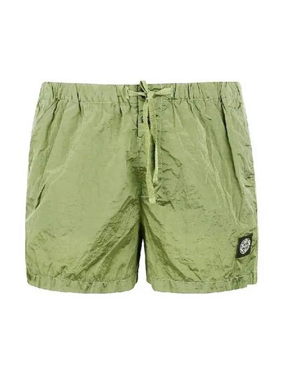 Wappen Patch Nylon Metal Swim Shorts Light Green - STONE ISLAND - BALAAN 2