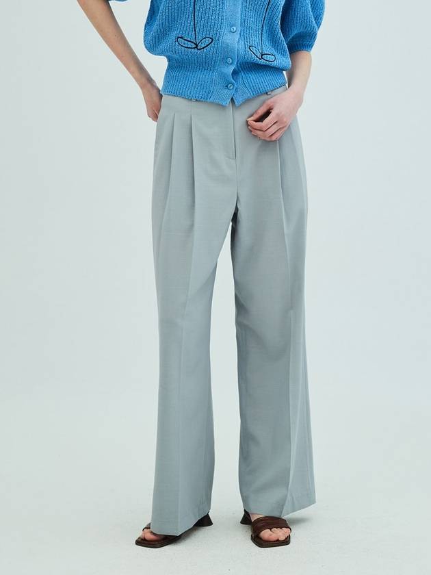 Summer two tuck wide pantsGrey - OPENING SUNSHINE - BALAAN 3