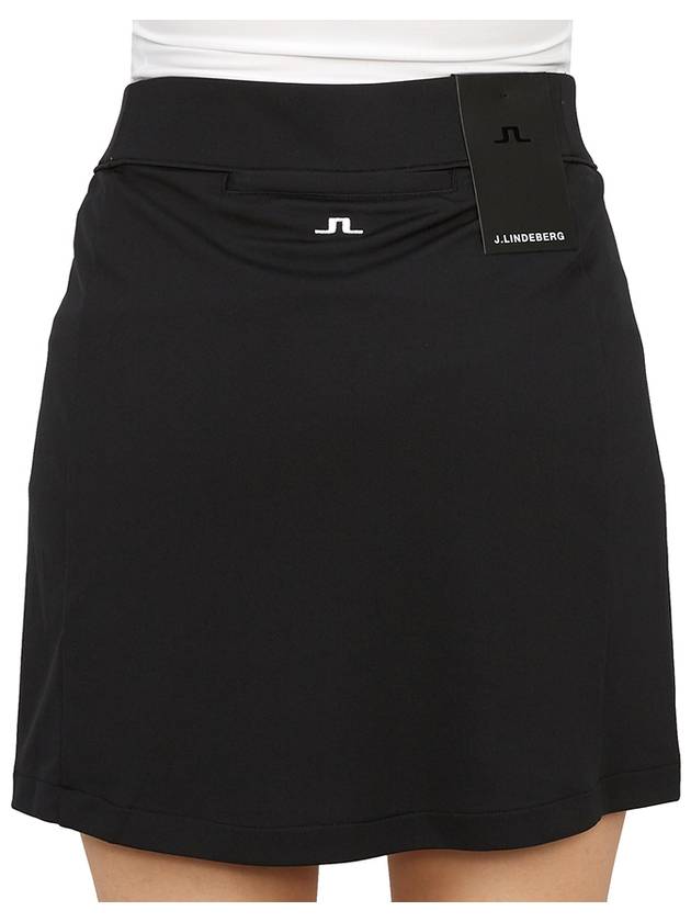 Women s Amelie Mid Skirt Black GWSD08830 9999 - J.LINDEBERG - BALAAN 8