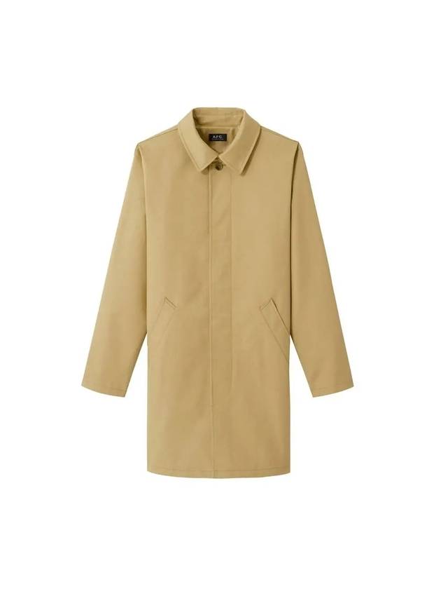 Ville Cotton Gavardin Single Coat Beige - A.P.C. - BALAAN 2