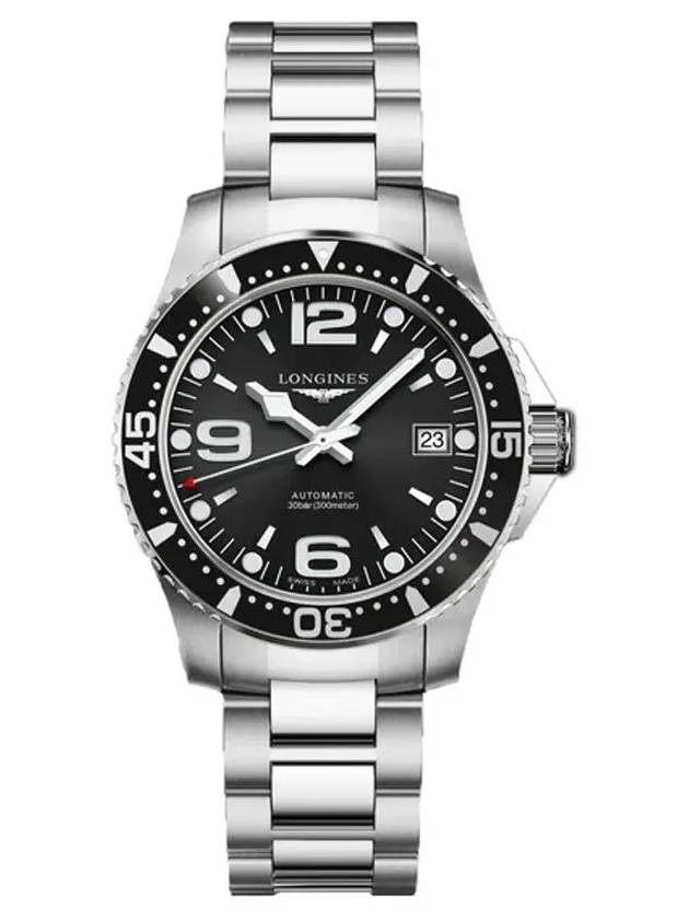 Hydroconquest 44MM Stainless Steel Watch Black - LONGINES - BALAAN 2