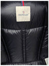 Douro Logo Patch Short Down Padding Black - MONCLER - BALAAN 4