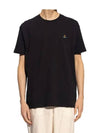 ORB Logo Cotton Short Sleeve T-Shirt Black - VIVIENNE WESTWOOD - BALAAN 3