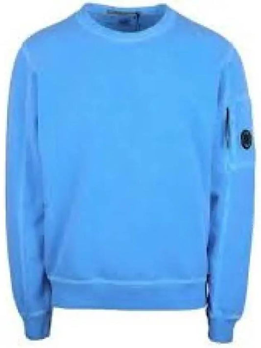 Sea Island Lens Knit Top Blue - CP COMPANY - BALAAN 2