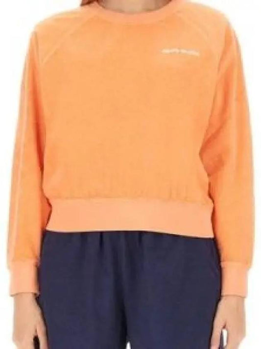 NY Tennis Club Terry Cotton Sweatshirt Orange - SPORTY & RICH - BALAAN 2