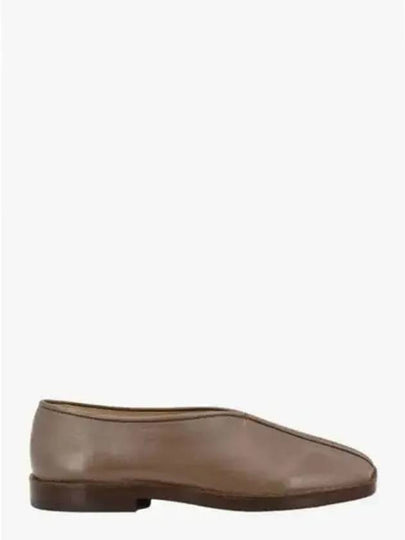 Square Toe Flat Five Loafer Slippers Beige - LEMAIRE - BALAAN 2