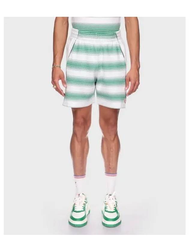 M stripe interlock sweat shorts gradient SWEATSHORT - CASABLANCA - BALAAN 1