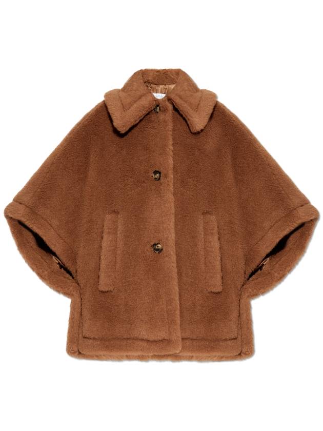 Max Mara Fur Poncho Tenebre, Women's, Brown - MAX MARA - BALAAN 1