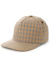 Cotton Micro Check Ball Cap Beige - BURBERRY - BALAAN 2