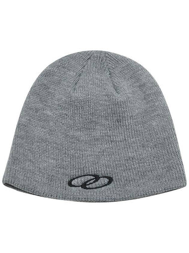 Unisex Double Loop Logo Beanie Gray - MAVRK - BALAAN 1