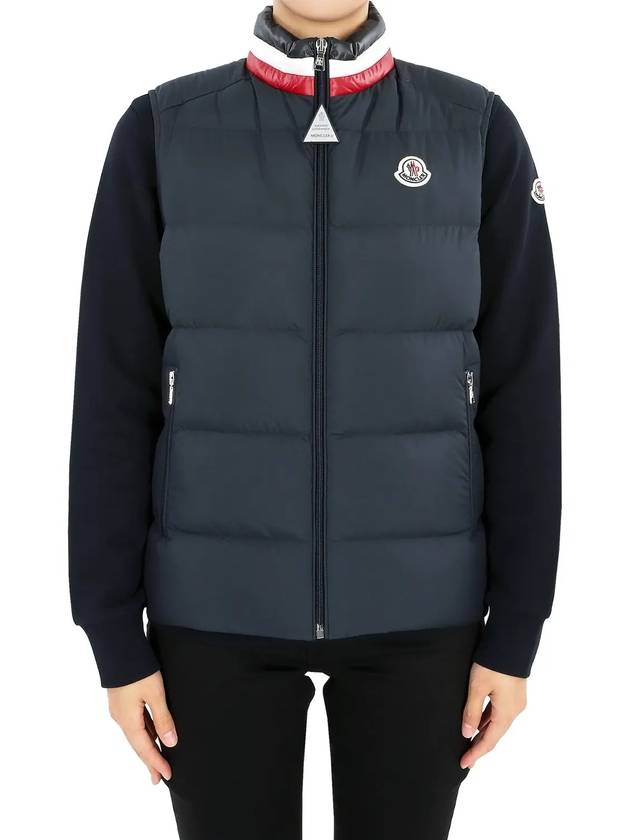 Kids MERAB down padded vest navy 1A00022 549SK 77G 12 14A adult wearable - MONCLER - BALAAN 3