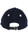 Heart Logo Tonal Corduroy Ball Cap UCP015 089 4011 - AMI - BALAAN 5