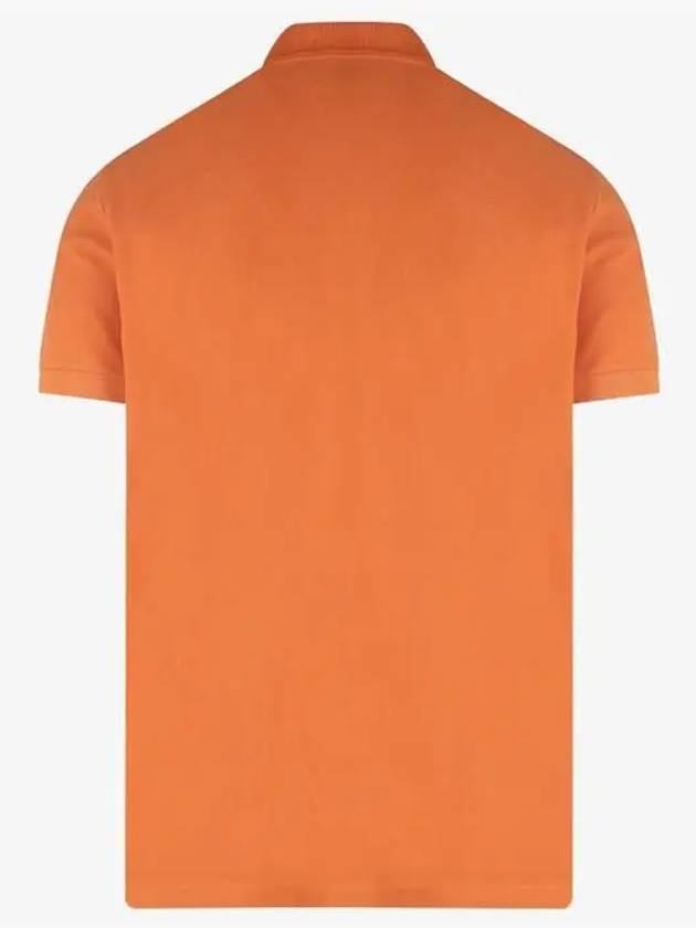 ZENO T collar short sleeve tshirt orange - PEUTEREY - BALAAN 2