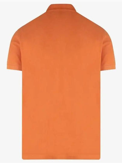 ZENO T collar short sleeve tshirt orange - PEUTEREY - BALAAN 2