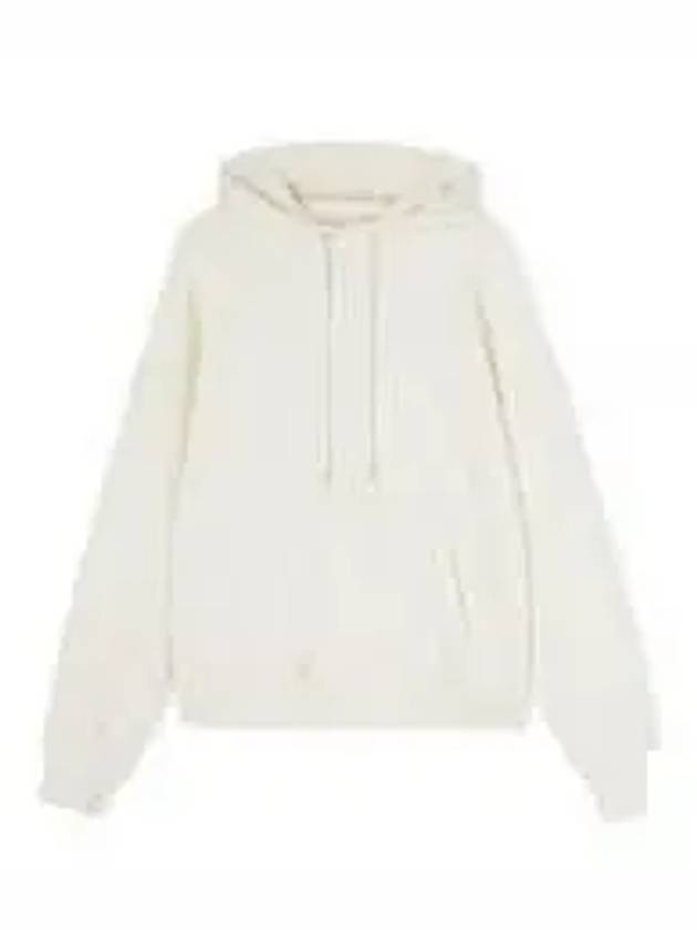 Maxi Graphic Patch Cotton Hoodie Ivory - MSGM - BALAAN 2