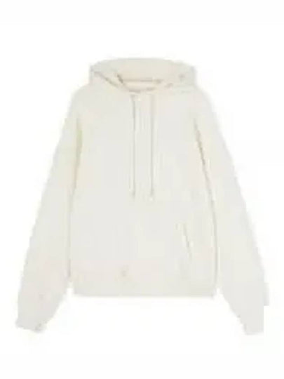 Maxi Graphic Patch Cotton Hoodie Ivory - MSGM - BALAAN 2