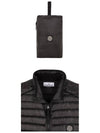 Loom Woven Chambers Nylon Down Vest Black - STONE ISLAND - BALAAN 6