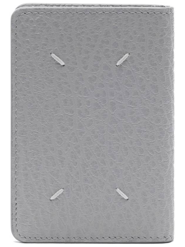 Bovine Leather Card Wallet Grey - MAISON MARGIELA - BALAAN 5