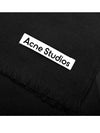 Logo Wool Muffler Black - ACNE STUDIOS - BALAAN 6