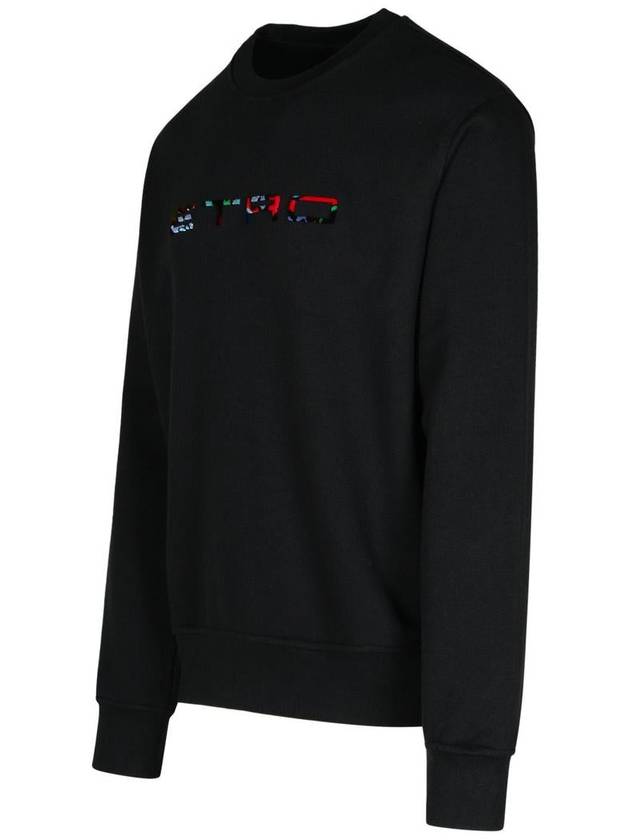 Etro Black Cotton Blend Sweatshirt - ETRO - BALAAN 2