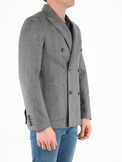 Grey Wool Jacket - TONELLO - BALAAN 2