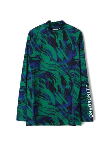 Eloy Print JL Micro Bridge Long Sleeve T-Shirt - J.LINDEBERG - BALAAN 1