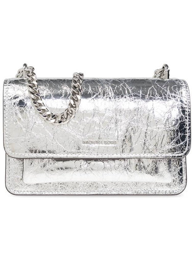 Michael Michael Kors Shoulder Bag Claire, Women's, Silver - MICHAEL KORS - BALAAN 1