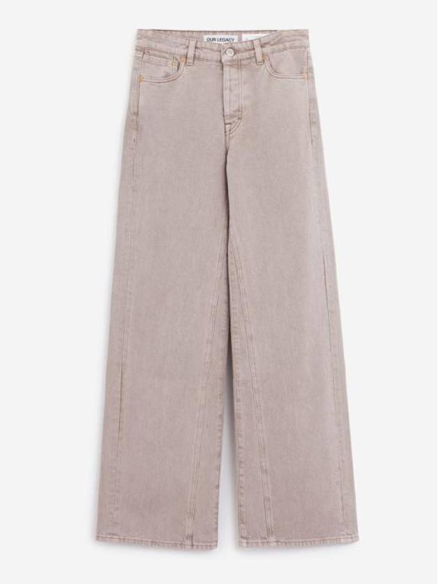 Denim Straight Pants 115075 W2245RP ROSE PINK - OUR LEGACY - BALAAN 1