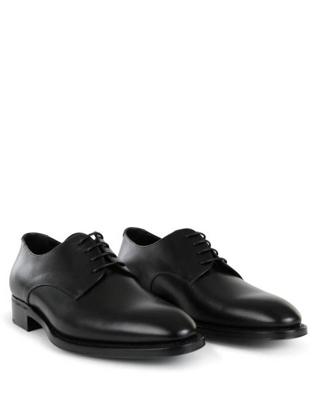 Adrien Leather Derby Black - SAINT LAURENT - BALAAN 3