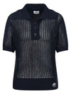 Wide collar mesh knit MK3AP415 - P_LABEL - BALAAN 3