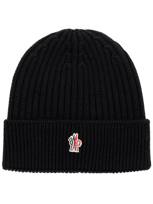 Wool Rip Knit Beanie 3B00014 04761 999 - MONCLER - BALAAN 1