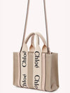 Woody Logo Small Tote Bag Blush Beige - CHLOE - BALAAN 4