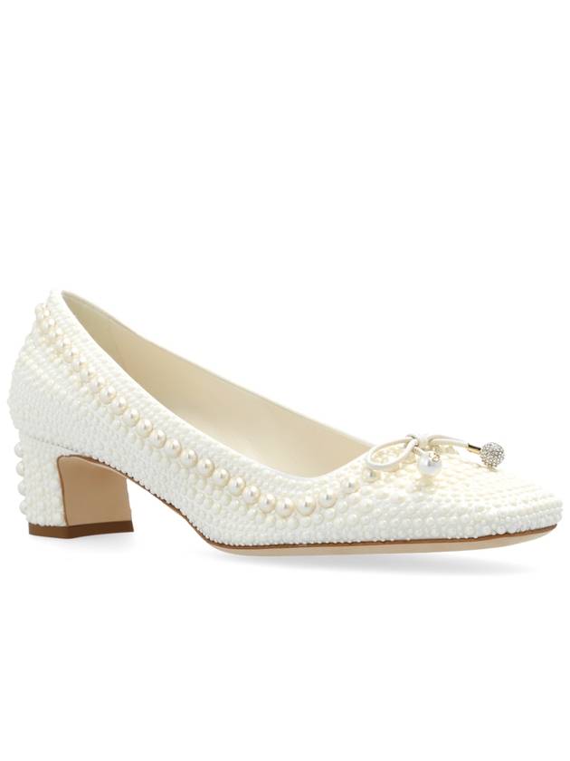 Jimmy Choo Heeled Shoes ‘Elme’, Women's, White - JIMMY CHOO - BALAAN 4