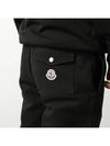 Regular Fit Tricolor Accent Track Pants Black - MONCLER - BALAAN 5