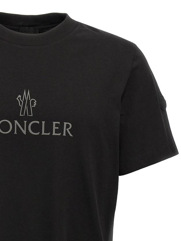 Moncler Logo Print T-Shirt - MONCLER - BALAAN 3