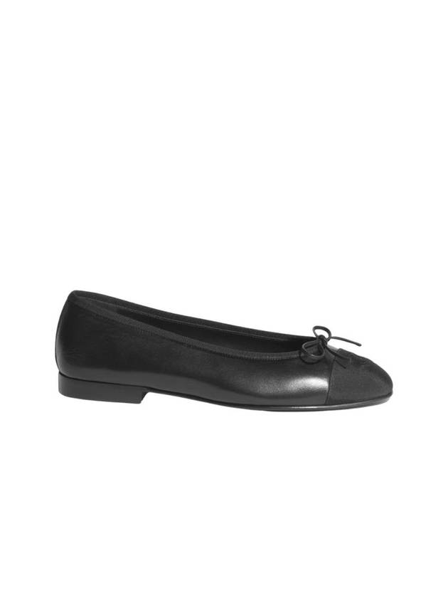 Ballerina Flat Lambskin Grosgrain Black - CHANEL - BALAAN 1