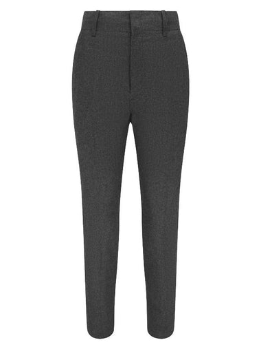 NILOAH straight pants gray - ISABEL MARANT - BALAAN 1