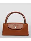 Le Pliage Green Small Tote Bag Handbag Cognac Brown - LONGCHAMP - BALAAN 2