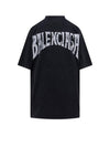 Hand-Drawn Medium Fit Short Sleeve T-Shirt Black - BALENCIAGA - BALAAN 3